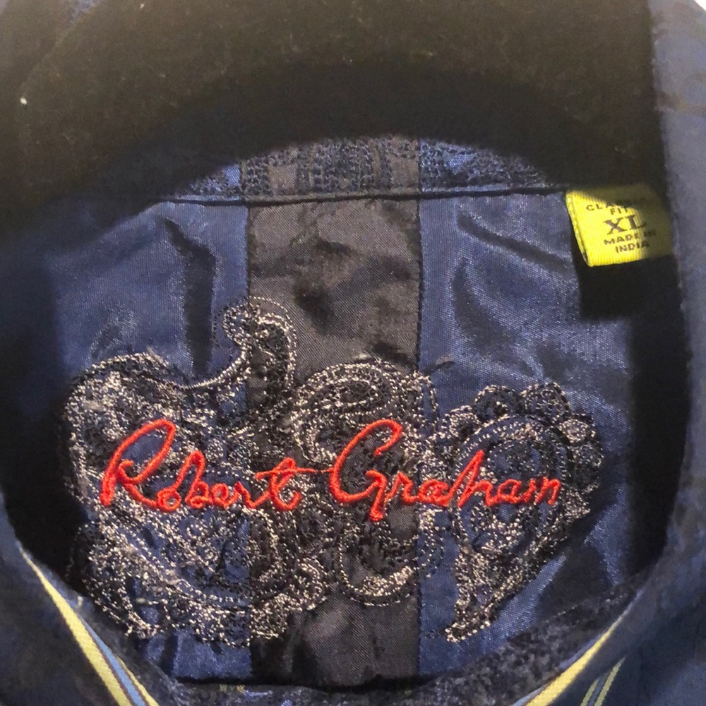 Midnight Blue mens dress shirt w pinstripe detail